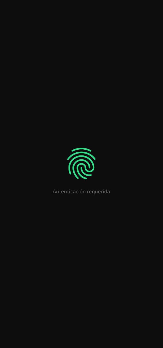 Autenticación biométrica en PIA